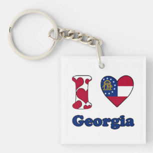 I love Georgia Keychain