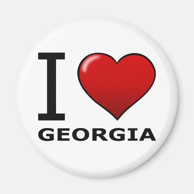 I LOVE GEORGIA MAGNET (Front)
