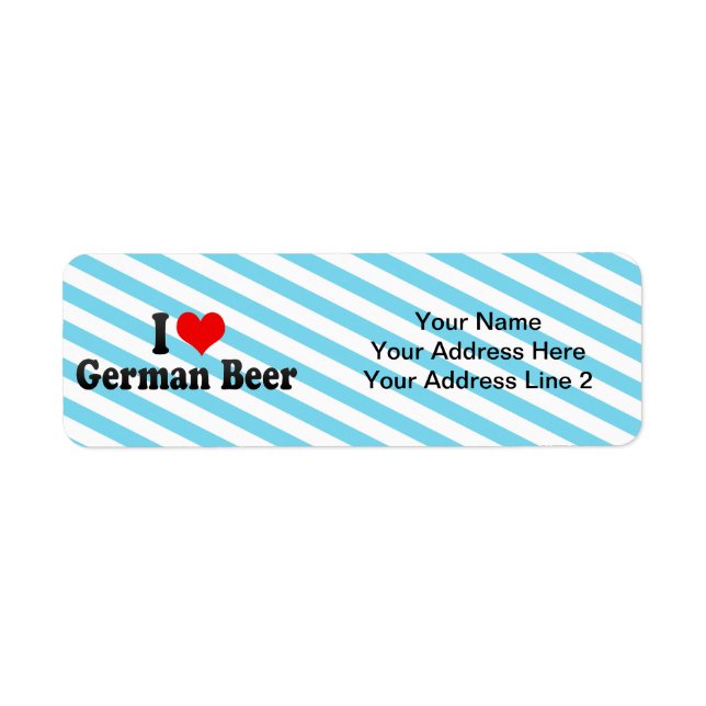 I Love German Beer (Front)