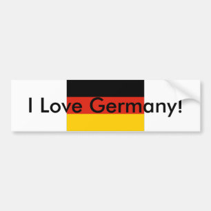 I Love Germany! bumper sticker
