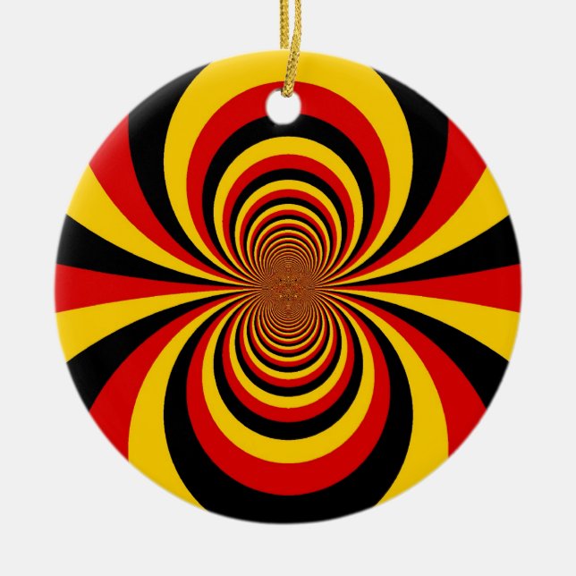 I love Germany Ceramic Ornament (Front)