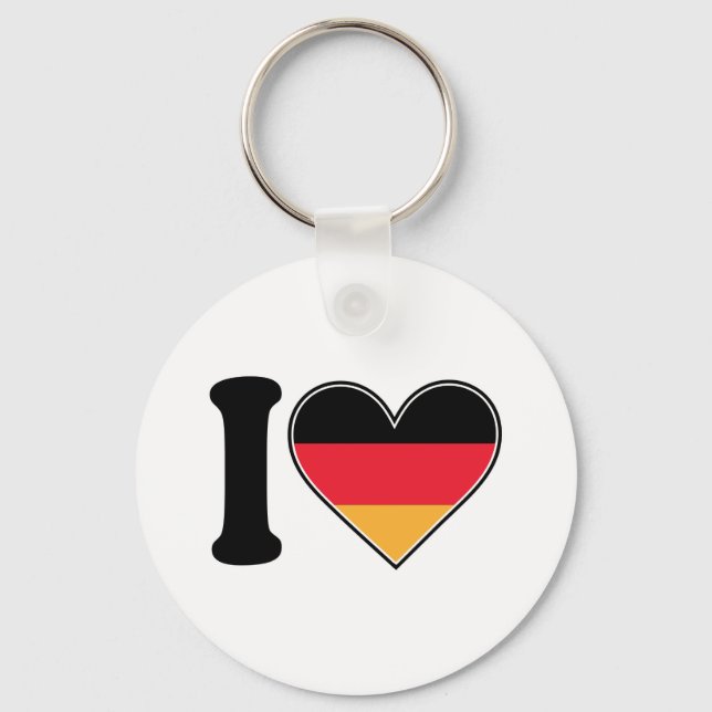 I Love Germany Keychain (Front)