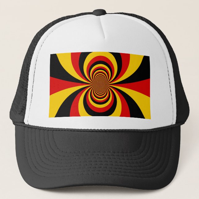 I love Germany Lovely Colourful Hat Template (Front)
