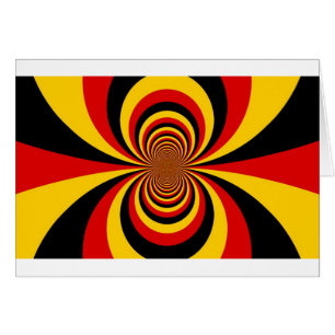 I Love Germany National Flag Colors Art Print
