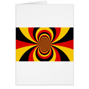 I Love Germany National Flag Colors Art Print