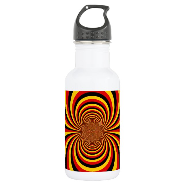 I Love Germany National Flag Colours Art Print 532 Ml Water Bottle (Front)