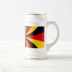 I Love Germany National Flag Colours Art Print Beer Stein