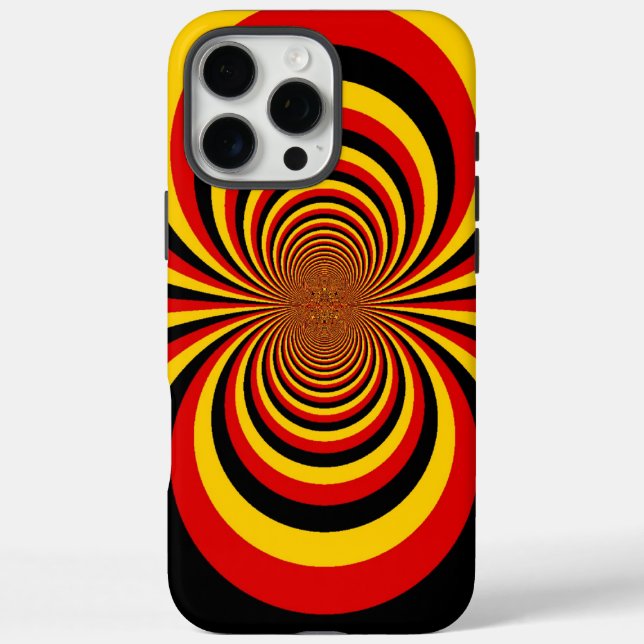 I Love Germany National Flag Colours Art Print Case-Mate iPhone Case (Back)
