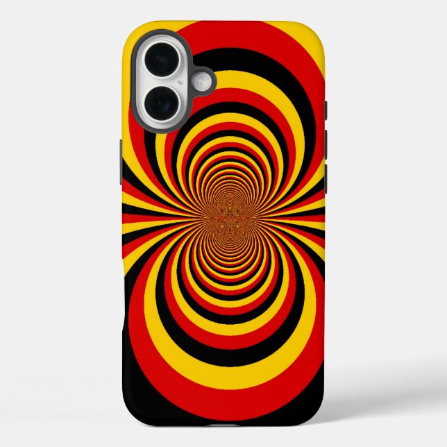 I Love Germany National Flag Colours Art Print Case-Mate iPhone Case (Back)
