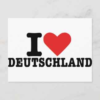 I love Germany Postcard