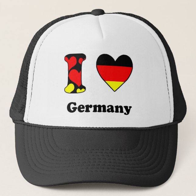 I love Germany Trucker Hat (Front)