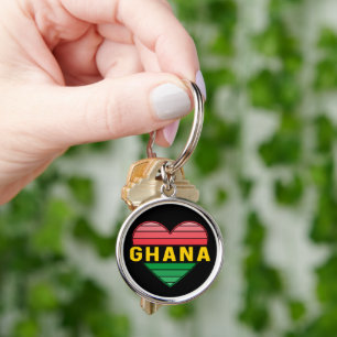 I Love Ghana, Ghanaian Heart Keychain