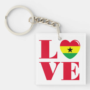 I love Ghana Keychain