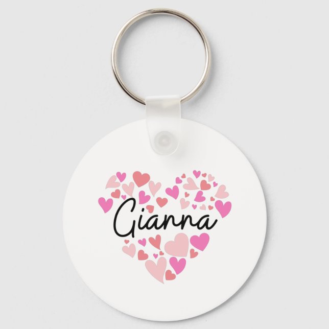 I love Gianna Keychain (Front)