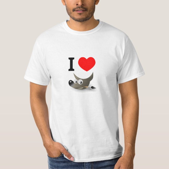 I love GIMP T-Shirt (Front)