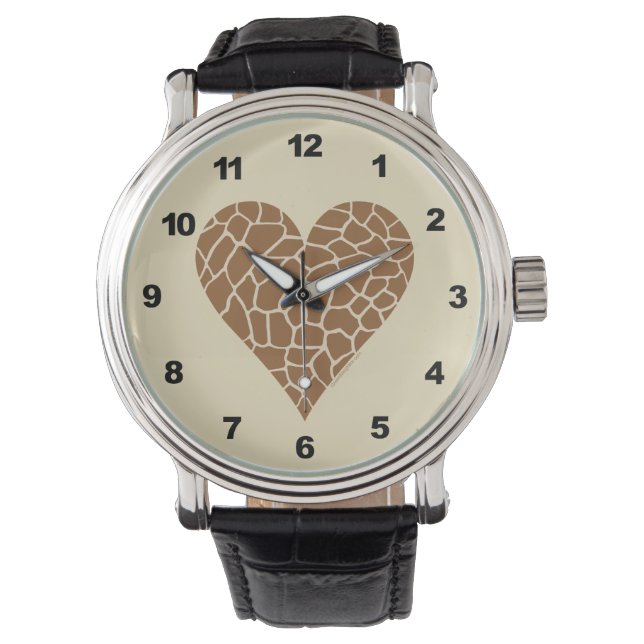 I Love Giraffes Watch (Front)