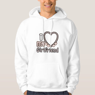I Love Girlfriend Custom Hoodie
