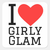 I love girly glam