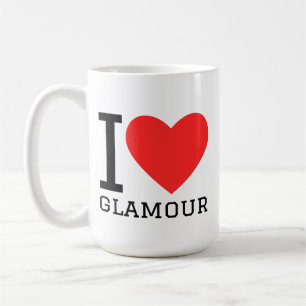 I love glamour coffee mug
