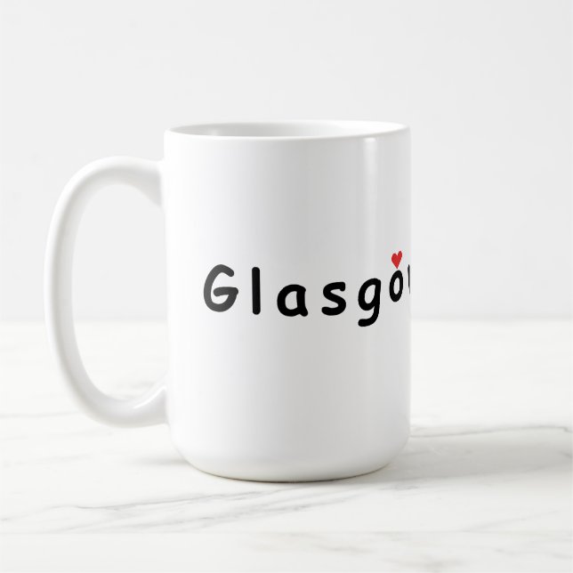 I love Glasgow  Coffee Mug (Left)