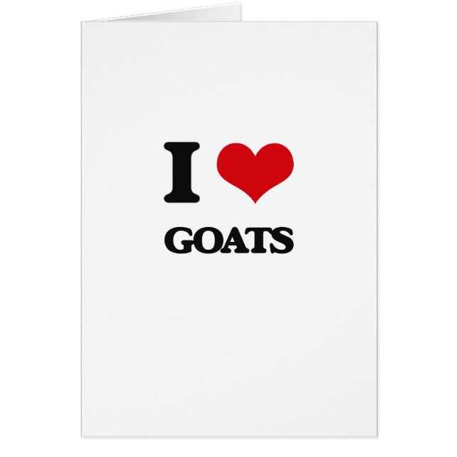 I love Goats (Front)