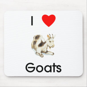 I love goats Mousepad