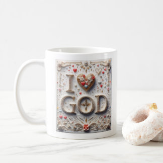 I love God Coffee Mug