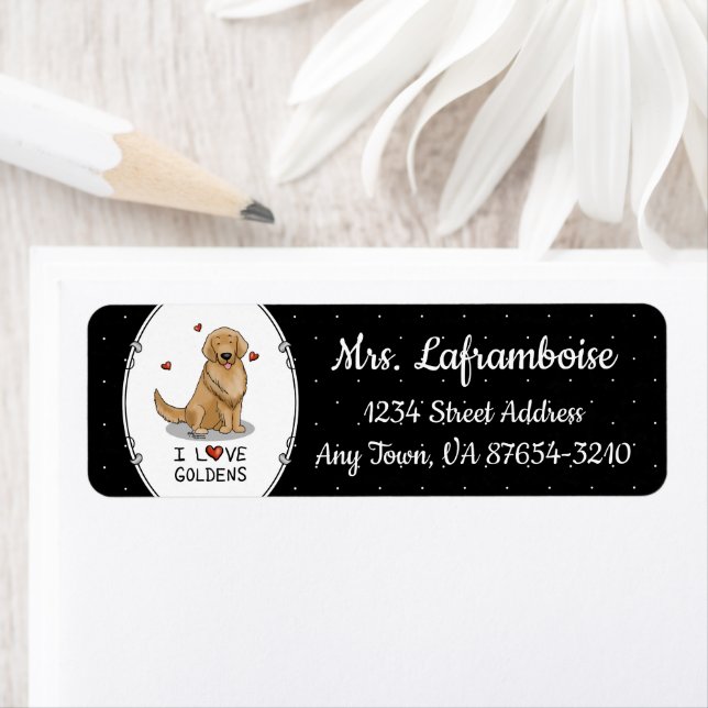 I Love Goldens - I Love Golden Retrievers (En situation)