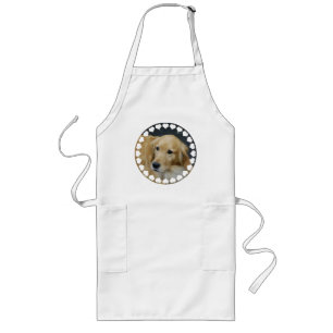 I Love Goldens Long Apron