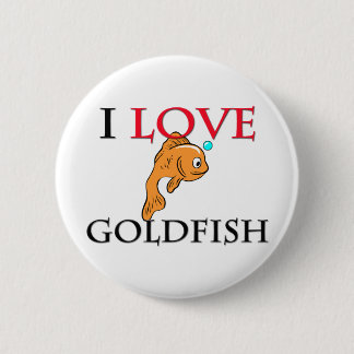 I Love Goldfish 2 Inch Round Button