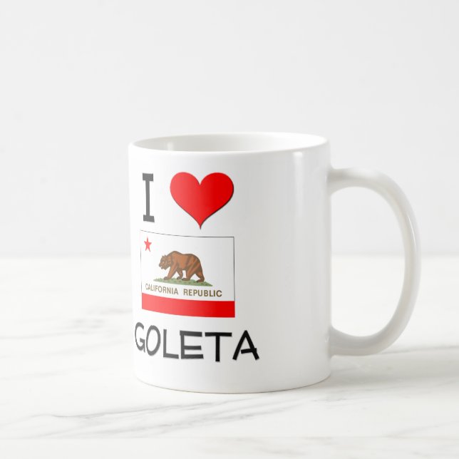 I Love GOLETA California Coffee Mug (Right)