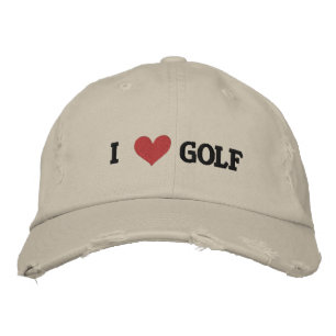 'I LOVE GOLF' BASEBALL CAP