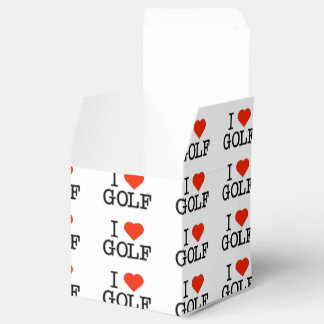 I Love Golf Favor Box