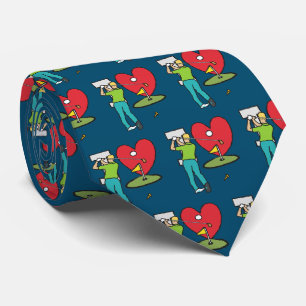I Love Golf Tie
