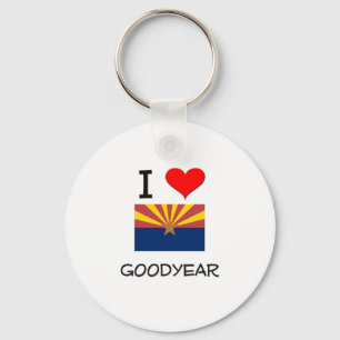 I Love GOODYEAR Arizona Keychain