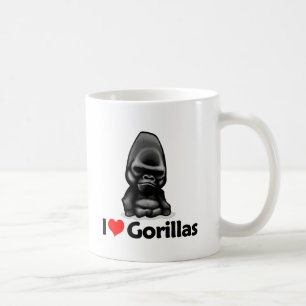 I Love Gorillas Coffee Mug