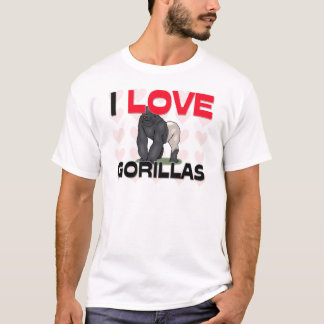 I Love Gorillas T-Shirt