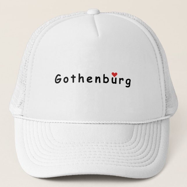 I love Gothenburg  Trucker Hat (Front)