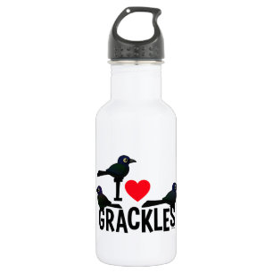 I Love Grackles 532 Ml Water Bottle