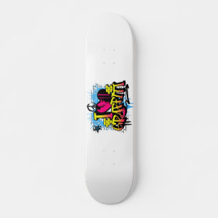 I Love Graffiti – Urban Street Art Skateboard