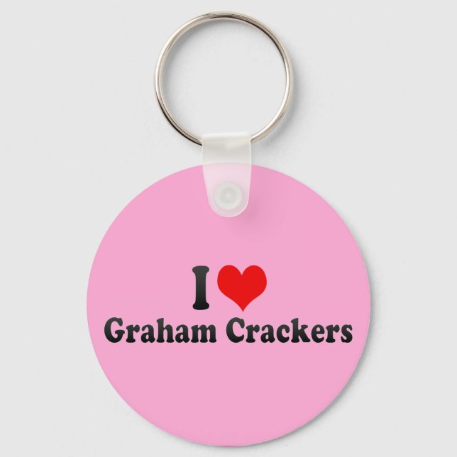 I Love Graham Crackers Keychain (Front)