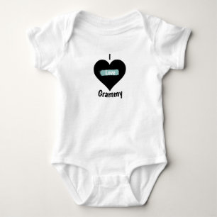 I love grammy one piece baby bodysuit