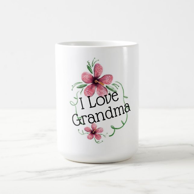 I Love Grandma Coffee Mug (Center)