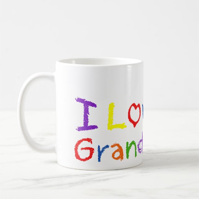 I Love Grandma Coffee Mug (Left)