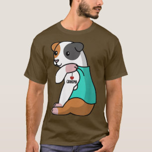 I Love Grandma Tattoo Guinea Pig Grandmother Pet T T-Shirt