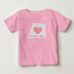 i love grandmother baby T-Shirt