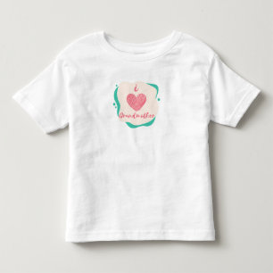 i love grandmother toddler t-shirt