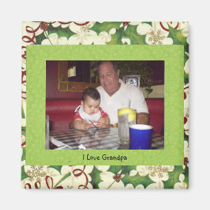 I Love Grandpa Magnet