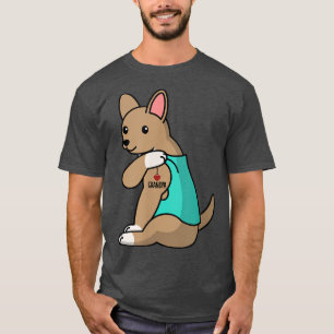 I Love Grandpa Tattoo Chihuahua Grandfather Dog T-Shirt