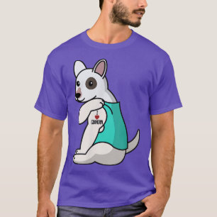 I Love Grandpa Tattoo English Bull Terrier Grandfa T-Shirt
